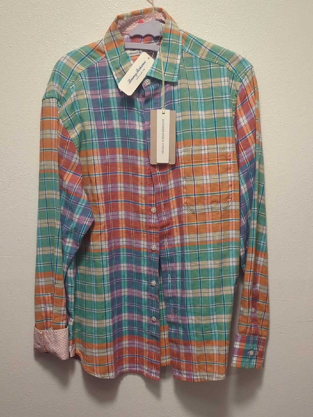 NWT Tommy Bahama Barbados Breeze Vibrant Button Down Sz Small